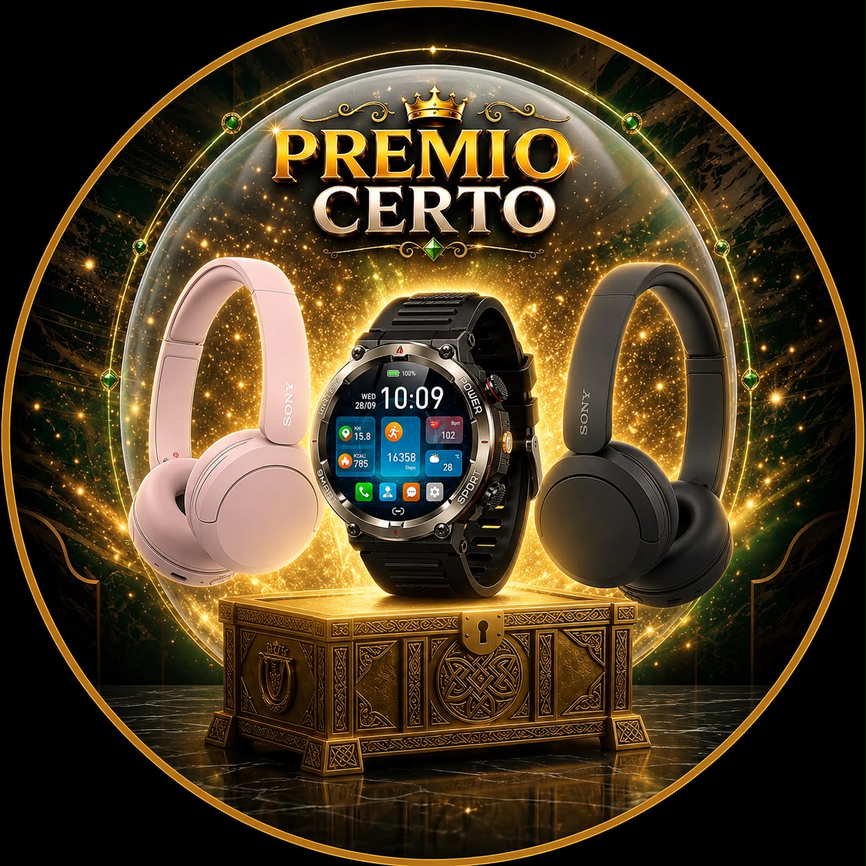 Smartwatch ou Auriculares Sony